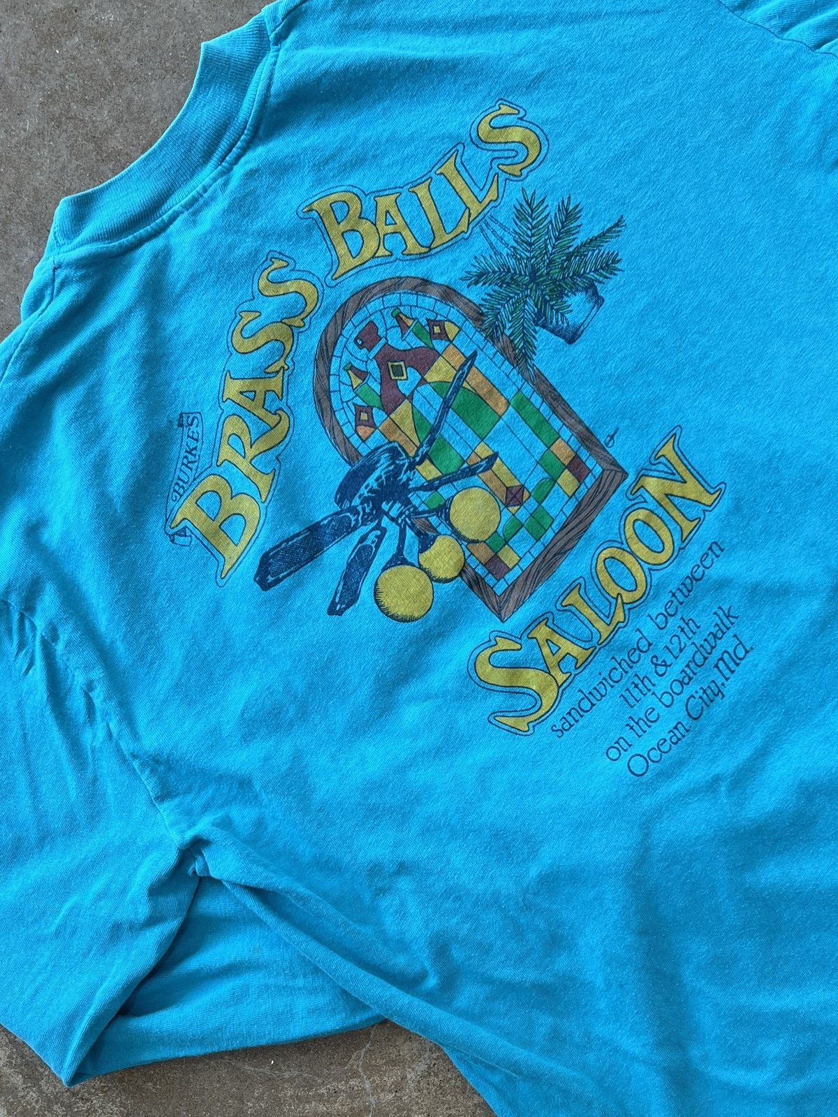 Vintage Vintage 90s Brass Balls Saloon Pocket Long Sleeve Tee Large Size US L / EU 52-54 / 3 - 1 Thumbnail