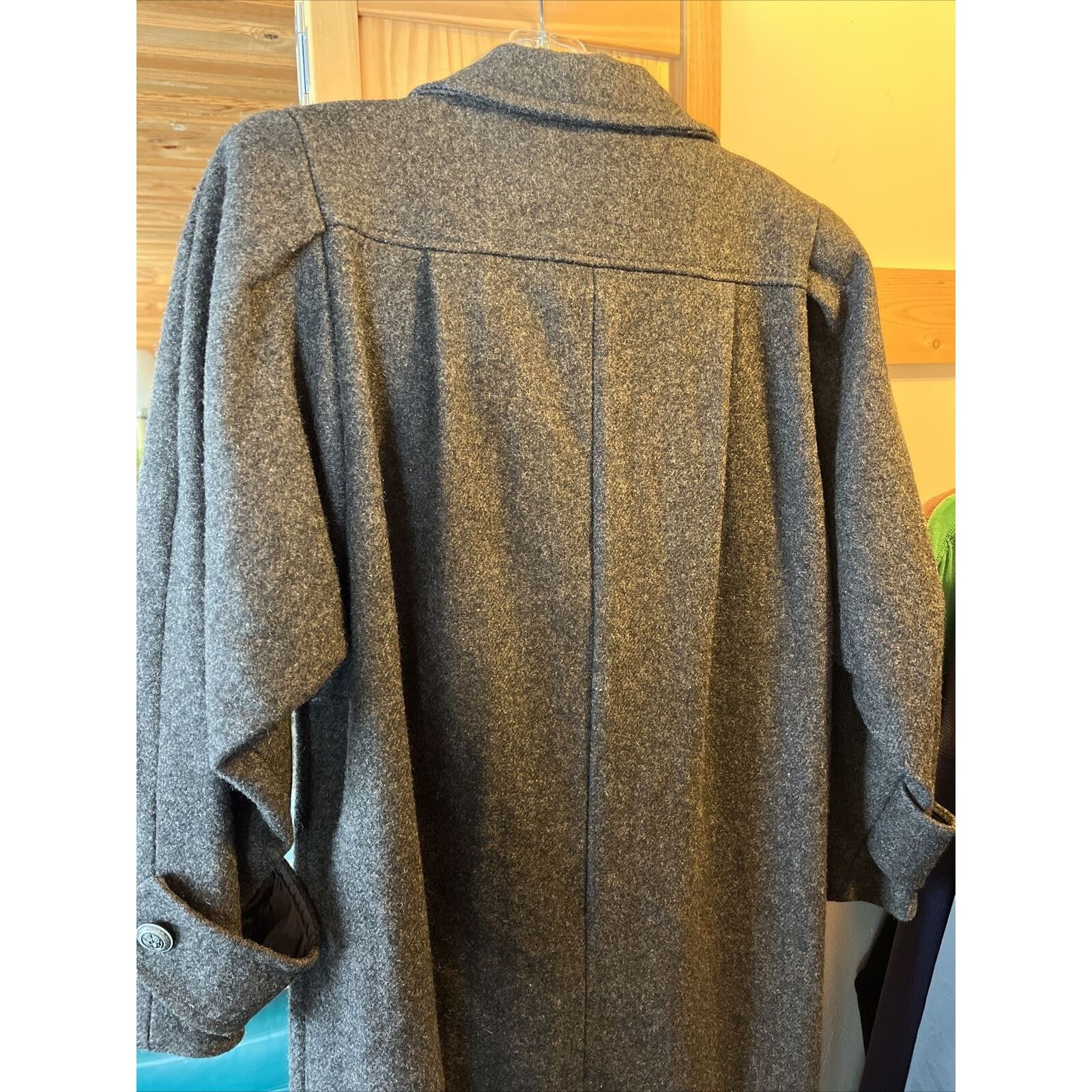 Other Jofeld Vintage Women’s Gray Wool Nylon Button Coat Sz 22x45 Size L / US 10 / IT 46 - 23 Thumbnail