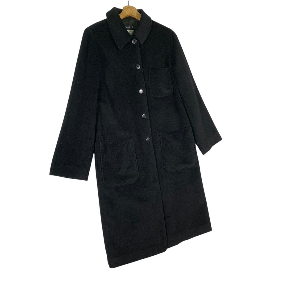 Vintage × agnes b. Vintage Agnes B Paris Long Jacket Wool Size S / US 4 / IT 40 - 2 Thumbnail