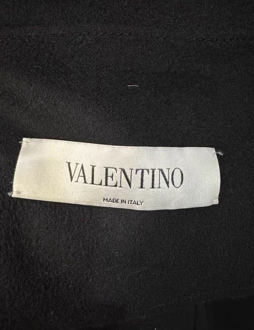Valentino Black Long Structured Coat Size M Size US M / EU 48-50 / 2 - 3 Thumbnail