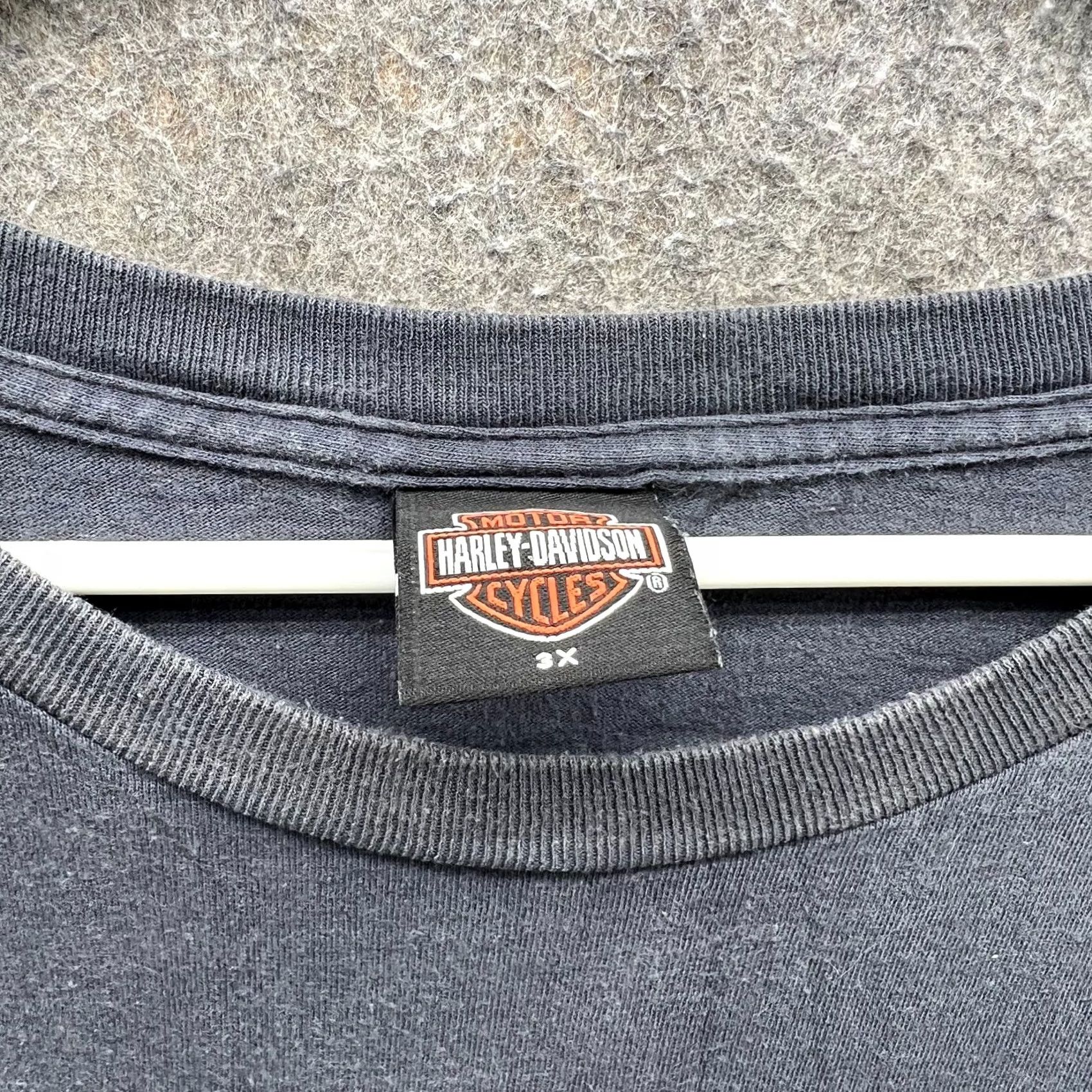 Harley Davidson VTG Harley-Davidson Shirt Men 3X Grey Tee Biker 2007 Daytona Eagle FL Shirt Mens 3X Grey Harley-Davidson Tee Short Sleeve Crew Neck Cotton Size US XXL / EU 58 / 5 - 6 Thumbnail