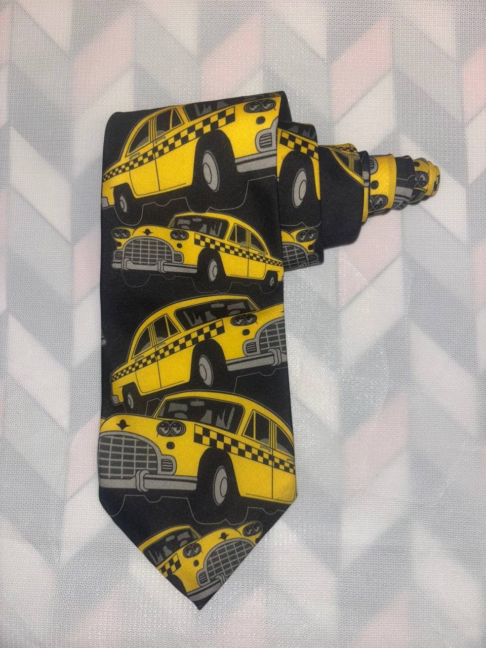 Ralph Marlin RALPH MARLIN TIE Salesman's Dream Rare Taxi.Cabs Made in USA Size ONE SIZE - 1 Thumbnail