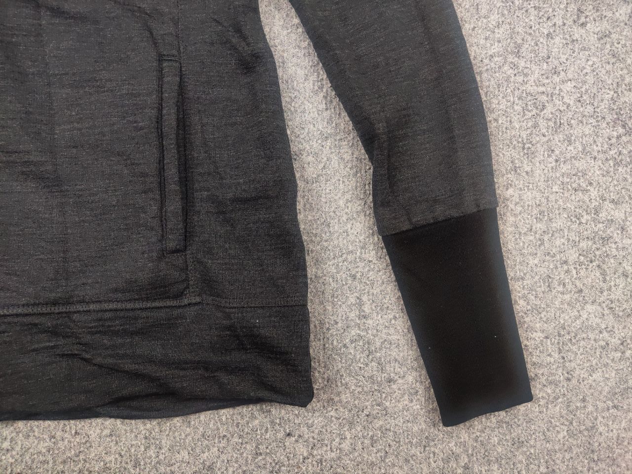 Ibex Ibex Merino wool thermal Pullover Jacket Full Zip Black USA Size S / US 4 / IT 40 - 6 Thumbnail
