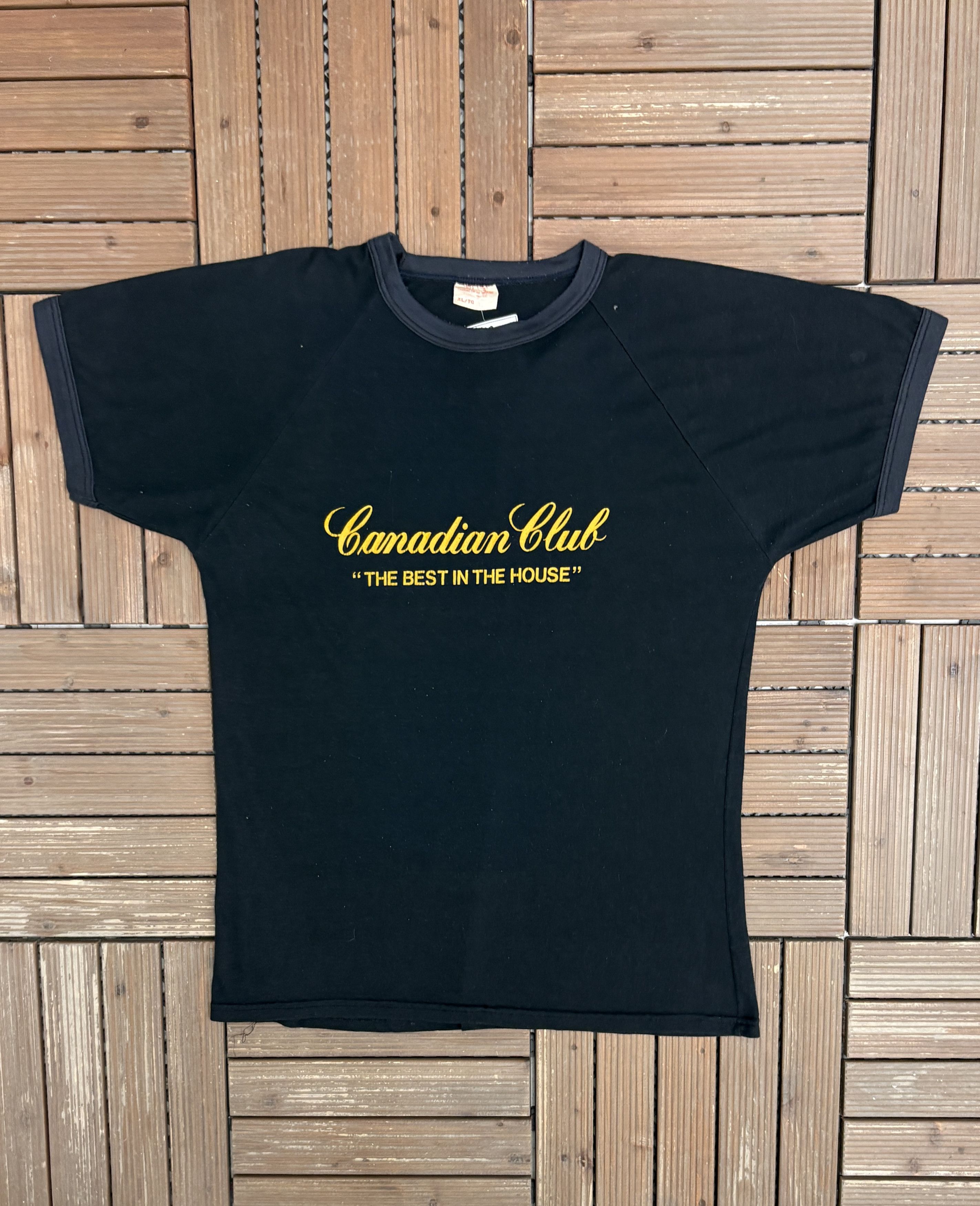 Vintage Canadian Club Whisky The Best In The House Vintage Tee Size US XL / EU 56 / 4 - 1 Thumbnail