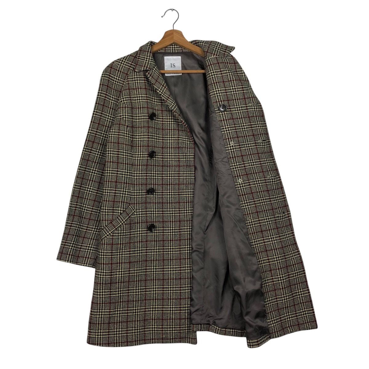 Issey Miyake 📌Vintage Long Jacket Double Breast IS Sunao Kuwahara Japan Size US M / EU 48-50 / 2 - 13 Thumbnail