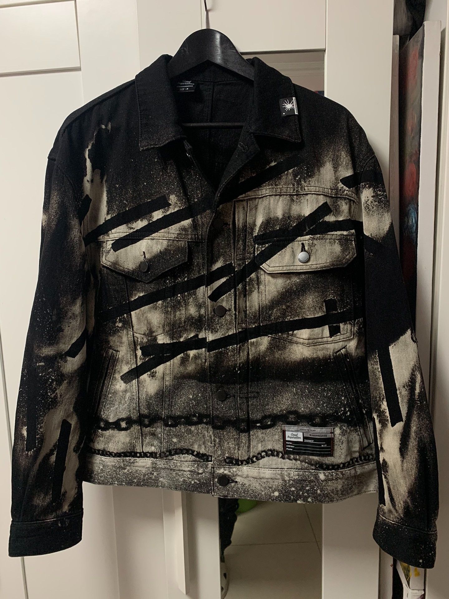 Maison MIHARA YASUHIRO CGJoey Miharayasuhiro Black Denim Jacket Size US M / EU 48-50 / 2 - 1 Thumbnail