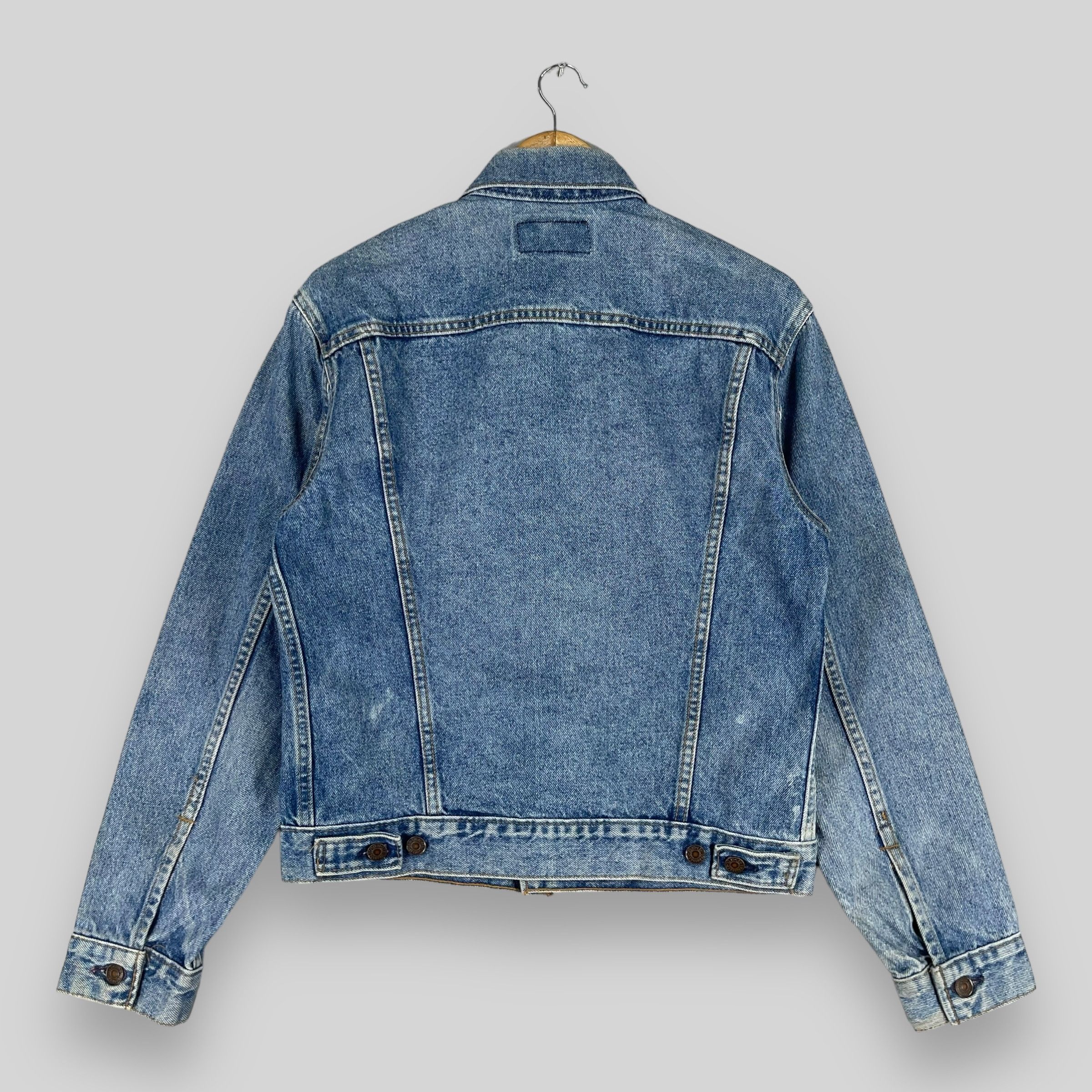 Levi's × Vintage Vintage 90's LEVI'S Strauss Usa Denim Trucker Jacket Size US S / EU 44-46 / 1 - 10 Thumbnail