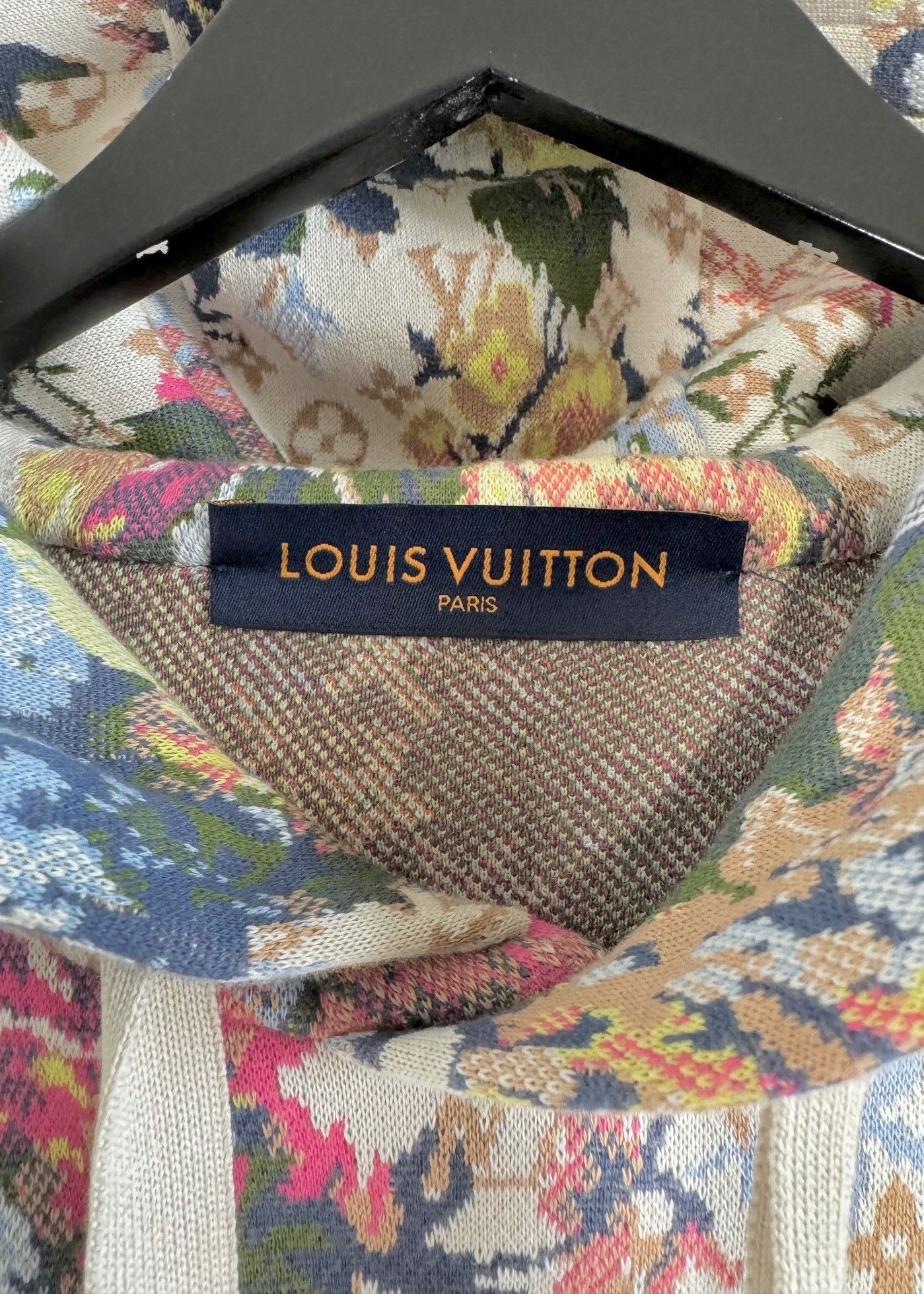 Louis Vuitton Louis Vuitton 2022 Monogram Floral Jacquard Beige Hoodie Size US S / EU 44-46 / 1 - 6 Thumbnail