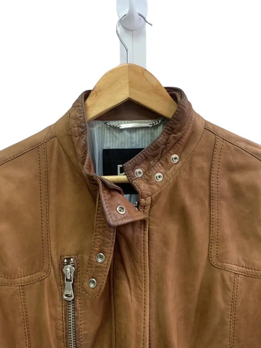 Dolce & Gabbana × Vintage Vintage Dolce&Gabbana Woman Brown Leather Jacket Size M / US 6-8 / IT 42-44 - 6 Thumbnail