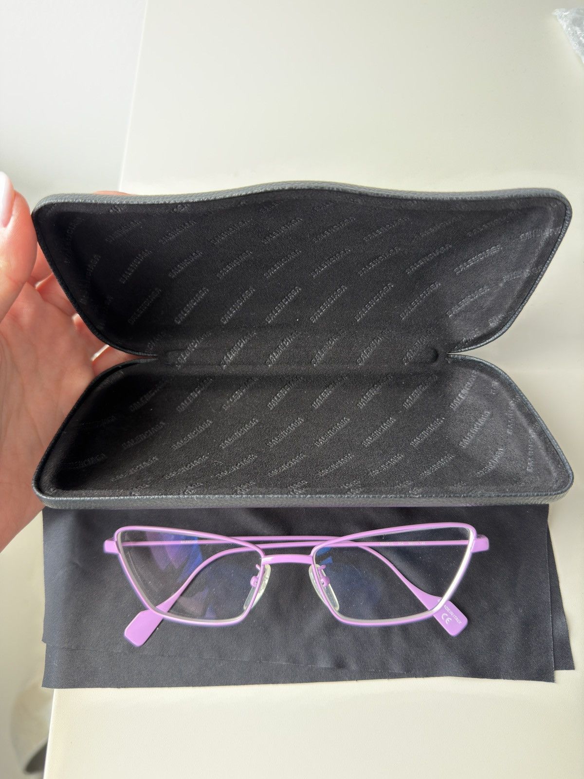 Balenciaga Balenciaga BB0091O col.004 lilac Size ONE SIZE - 2 Thumbnail