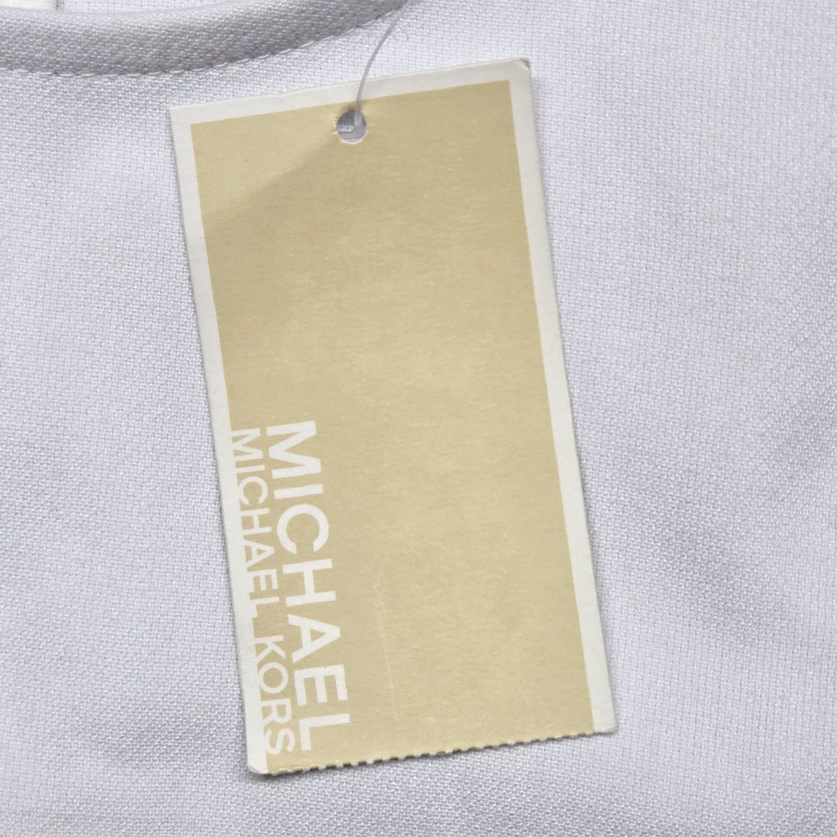 Michael Kors Michael Kors Womens Dress Colorblock A Line Sleeveless White Navy Multicolor 8 Crew Neck Zip Workwear Party Womens Size M / US 6-8 / IT 42-44 - 7 Thumbnail