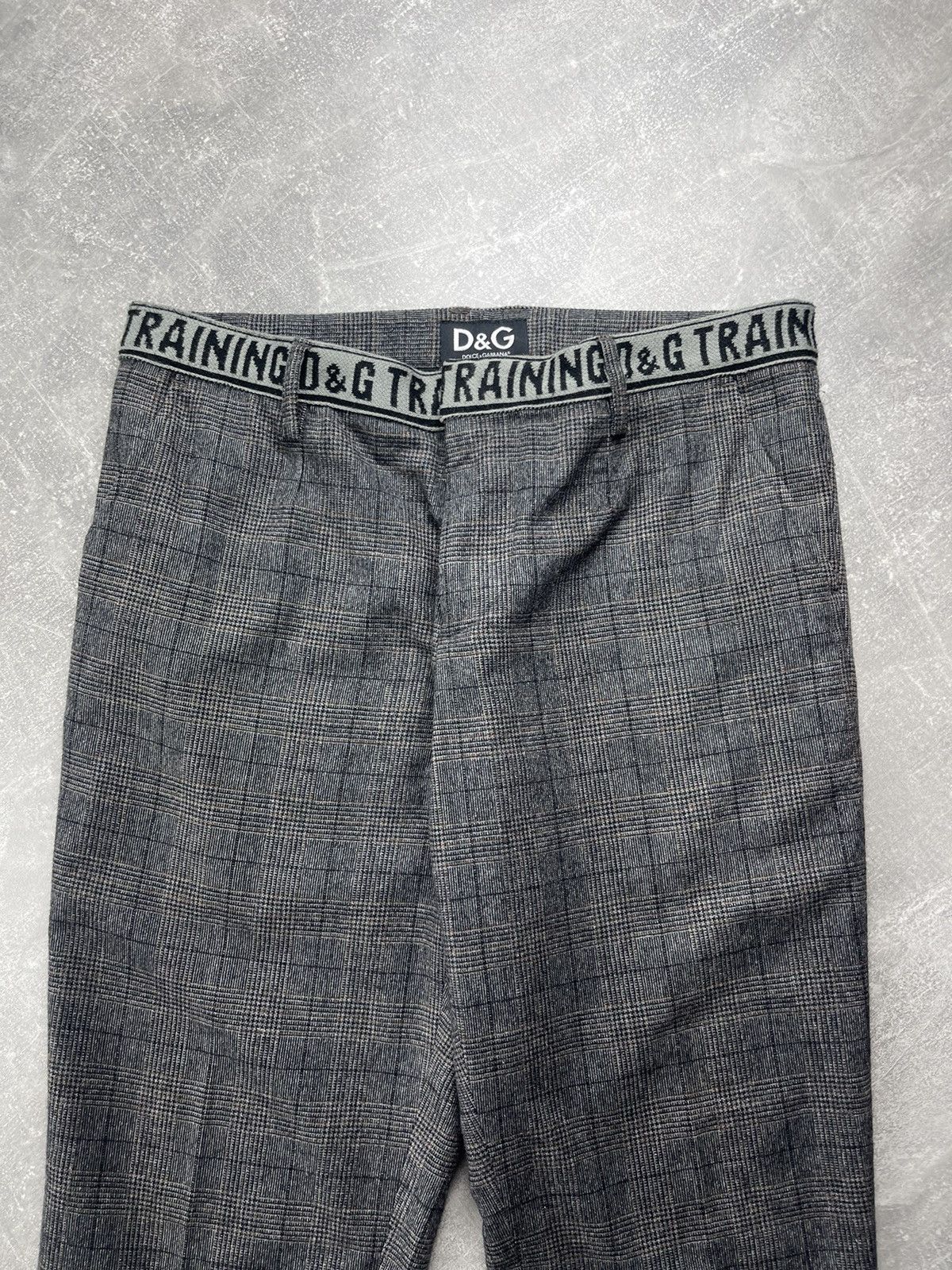 Dolce & Gabbana Dolce & Gabbana D&G Training Grey Plaid Pants Wool 00s Size US 34 / EU 50 - 9 Thumbnail