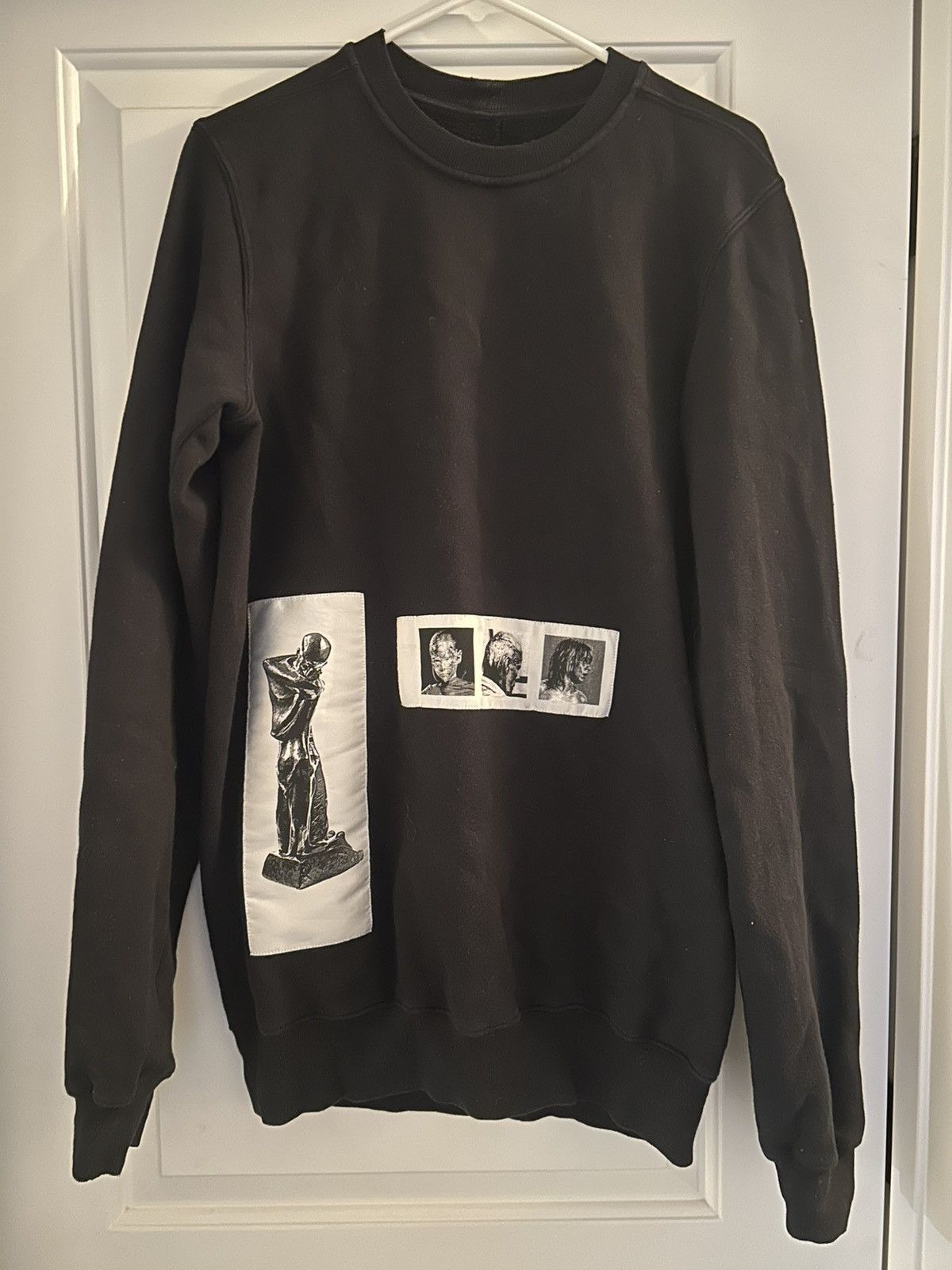 Rick Owens Rick Owens Drkshdw Patchwork Crewneck Size US S / EU 44-46 / 1 - 1 Thumbnail