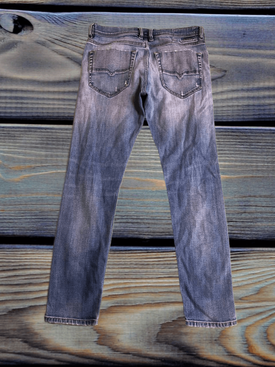 Diesel Diesel Mens Jeans Slim Carrot Fit Stretch Light Blue Wash Size US 32 / EU 48 - 1 Thumbnail