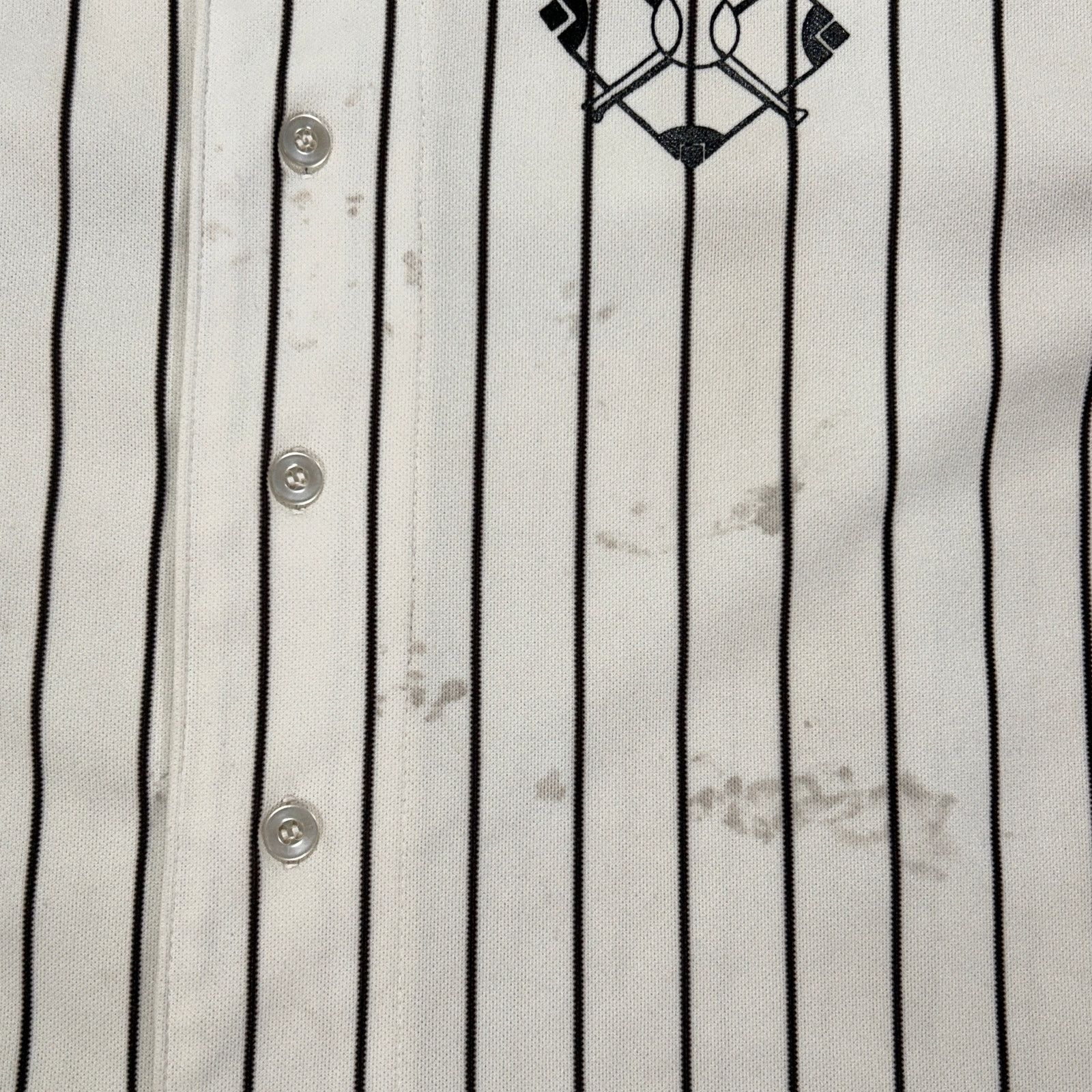 Wilson VTG Wilson VFW pinstripe sportswear baseball jersey mens XL Size US XL / EU 56 / 4 - 3 Thumbnail