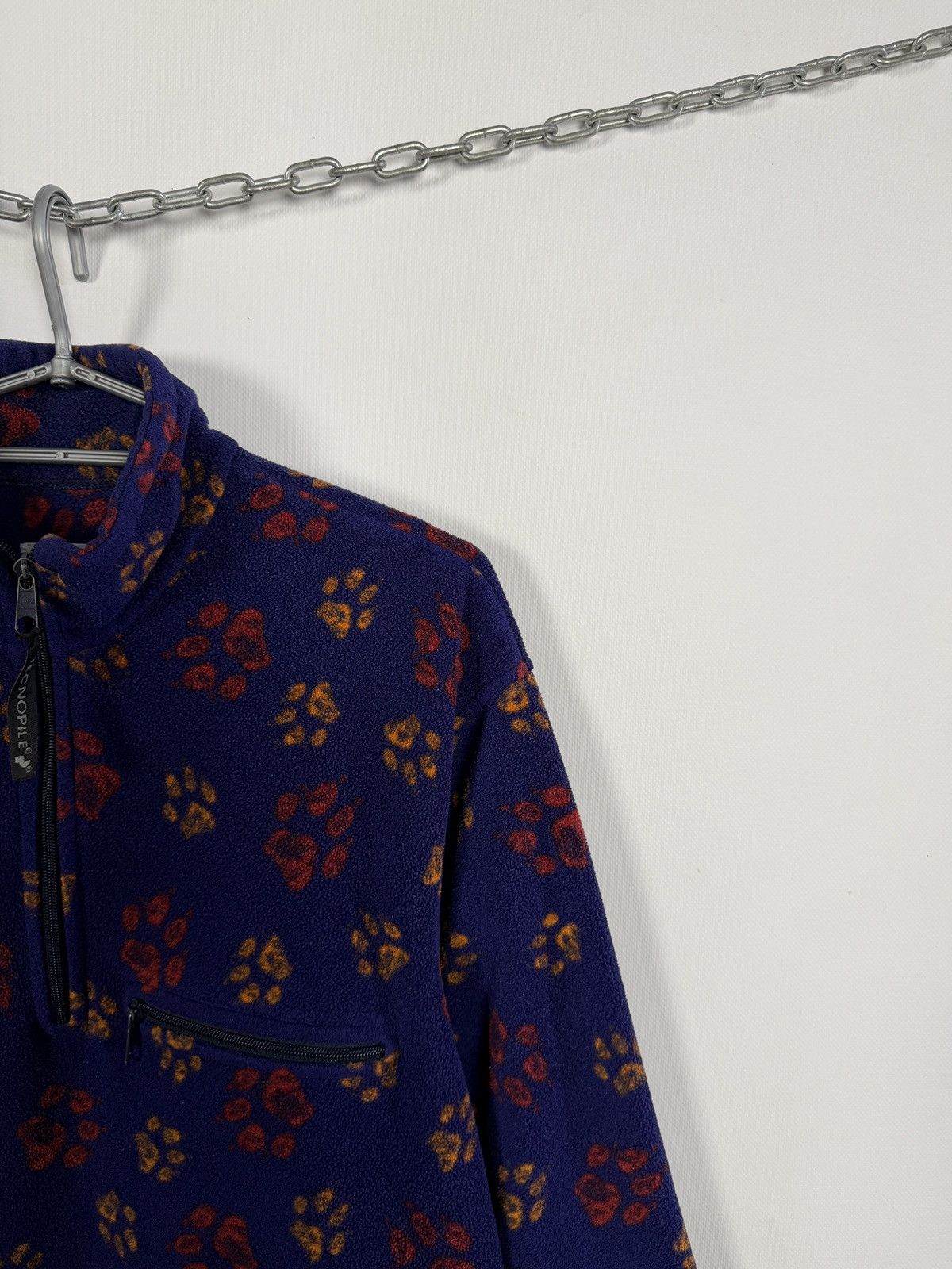 Jack Wolfskin Jack Wolfskin Paw Print Half Zip Outdoor Fleece Jacket Italy Size US S / EU 44-46 / 1 - 2 Thumbnail