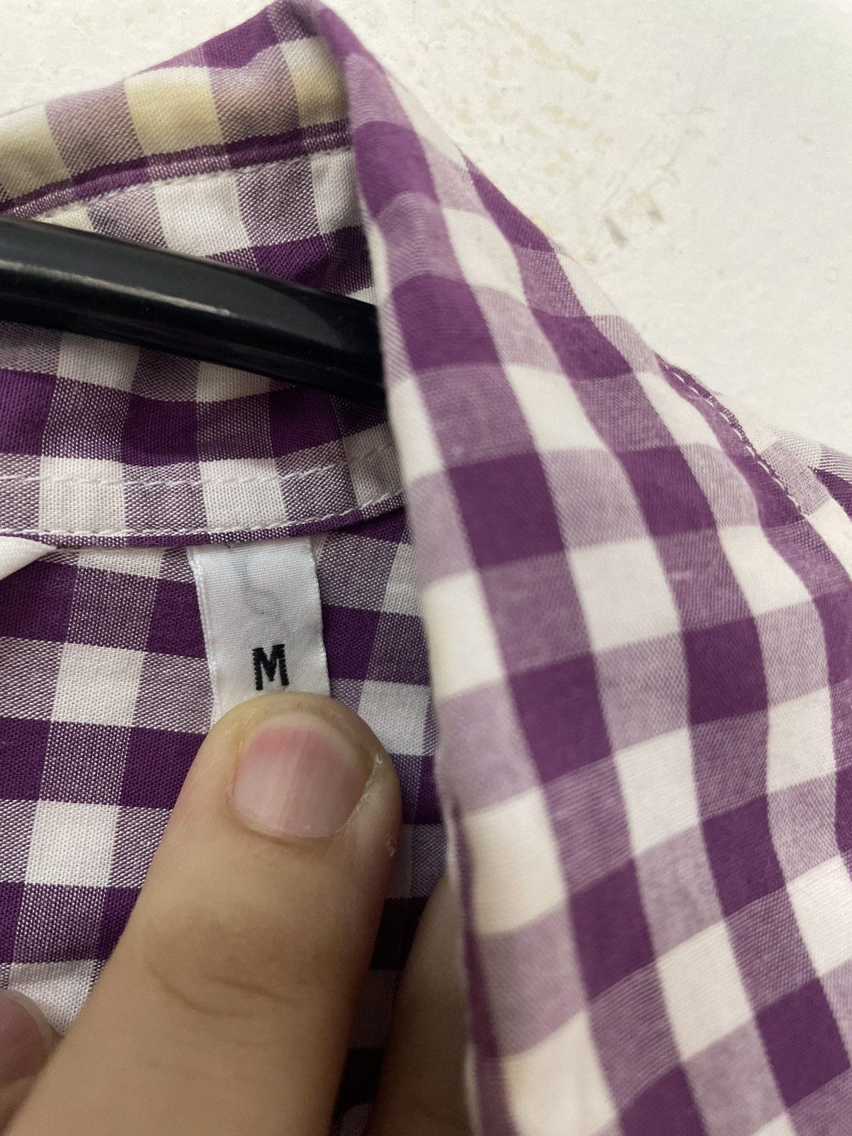 Bape GINGHAM CHECK BD S/S SHIRT Size US M / EU 48-50 / 2 - 4 Thumbnail