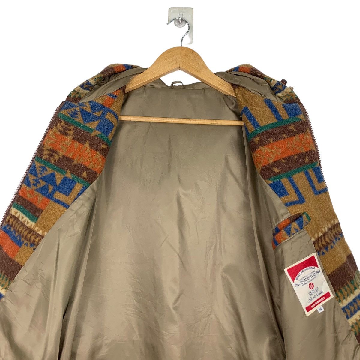 Native Vintage Motif Design Hoodie Jacket #0938-C42 Size US M / EU 48-50 / 2 - 12 Thumbnail