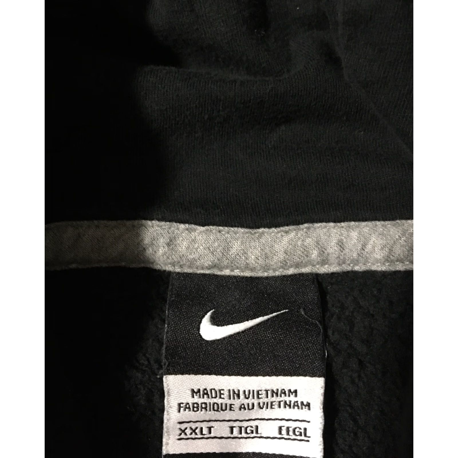 Nike VINTAGE Nike Center Swoosh Manzano Monarchs Hoodie 2XLT Black Mens 90s Hip Hop Sports Logo Sweatshirt Size US XXL / EU 58 / 5 - 5 Thumbnail