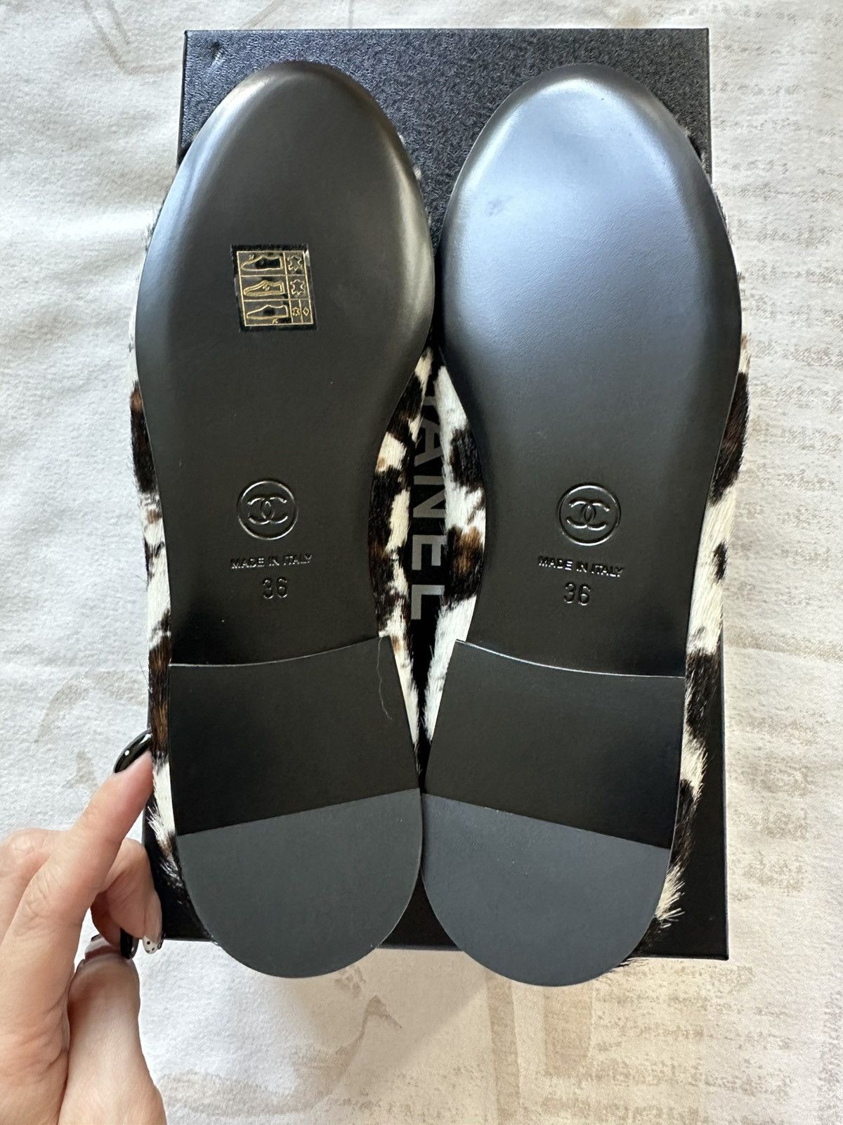 Chanel Chanel 2026S pony hair ballet flat size 36 Size US 6 / IT 36 - 9 Thumbnail