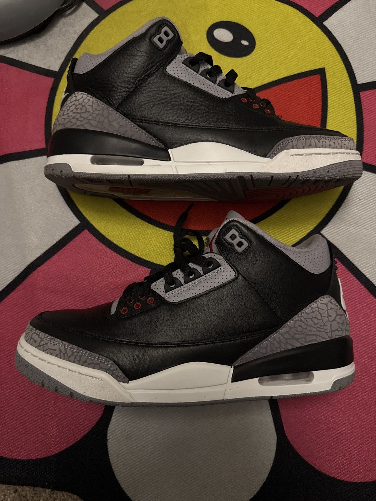 Jordan Brand Jordan 3 Black Cement Size US 10 / EU 43 - 1 Thumbnail