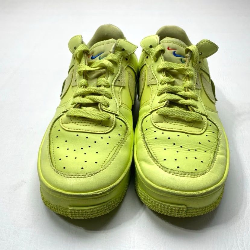 Nike VINTAGE? Nike Air Force 1 Fontanka DA7024-700 Womens Size 8 Yellow Strike Lemon 1608 Size US 8 / IT 38 - 3 Thumbnail