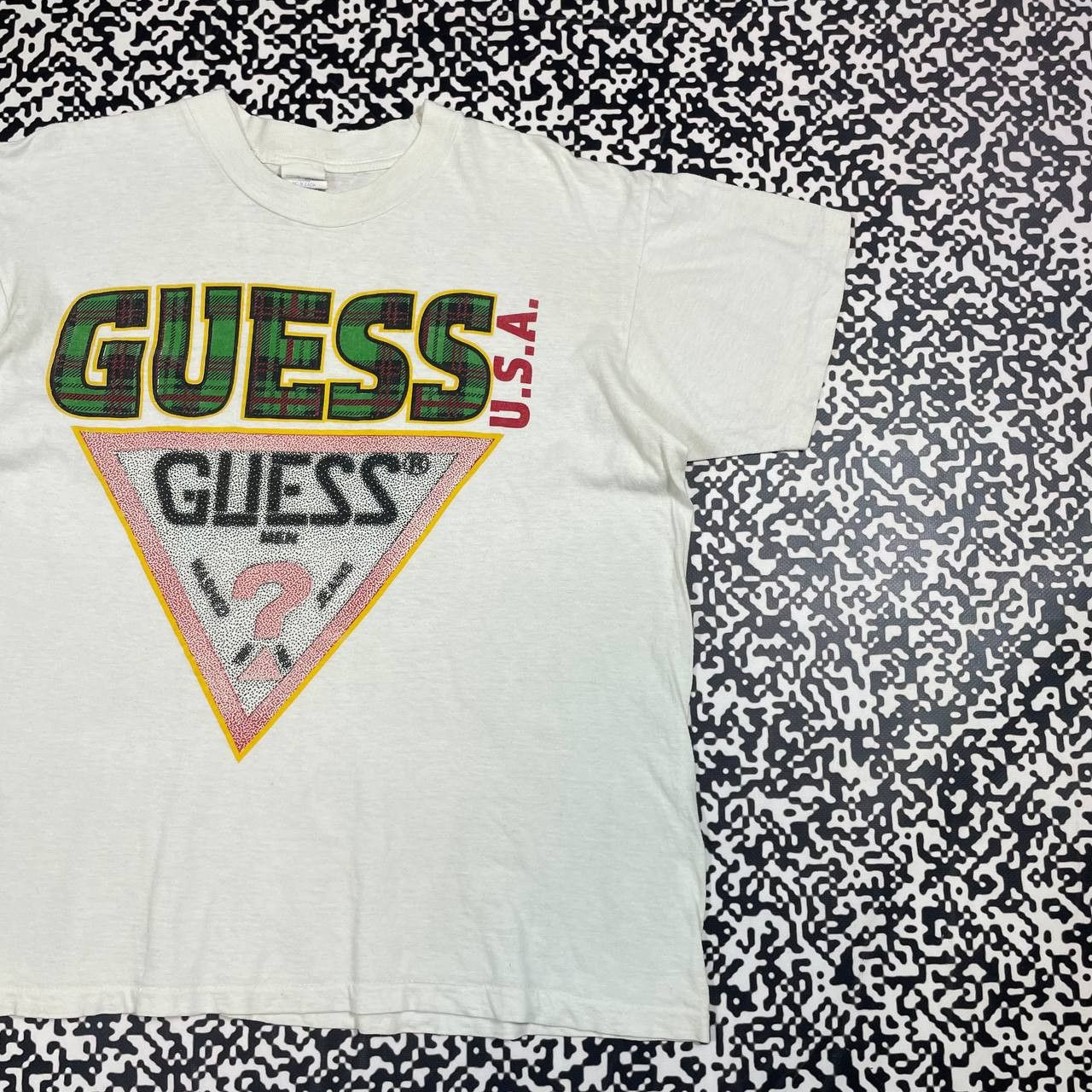 Guess Vintage 90s GUESS Big Logo Retro Rare Single Stitch T-shirt Size US M / EU 48-50 / 2 - 3 Thumbnail