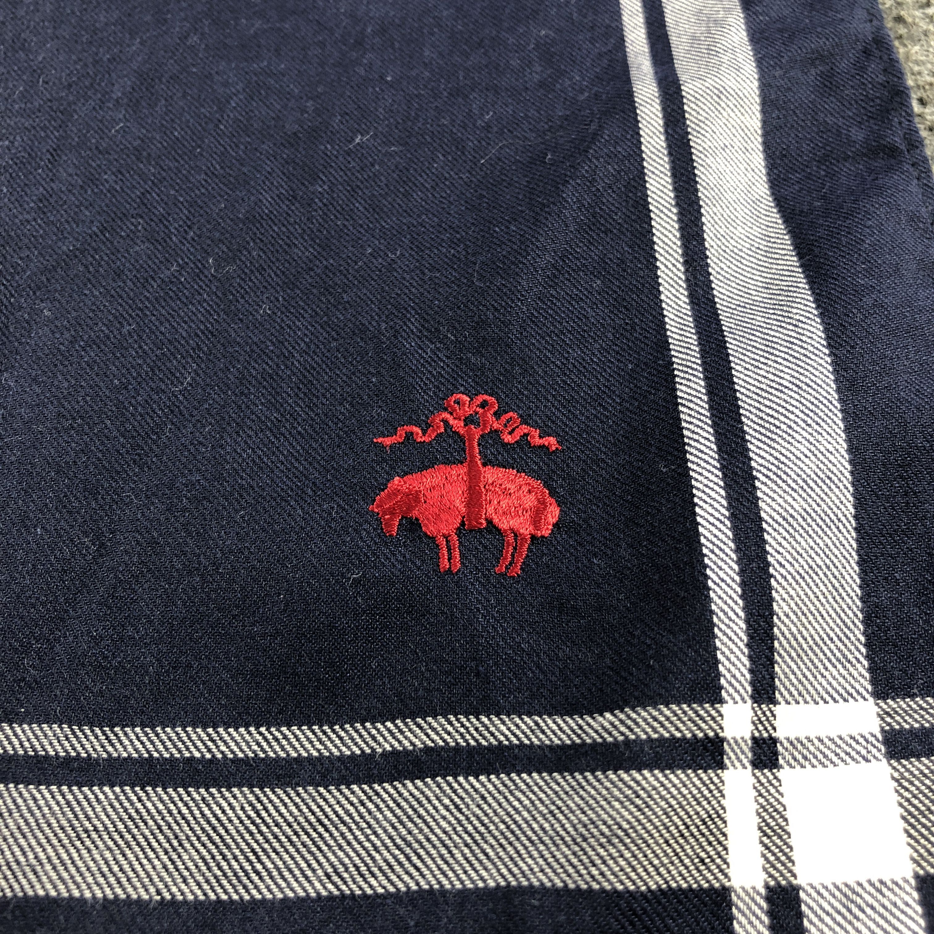 Brooks Brothers × Vintage Brooks Brothers Handkerchief Neckerchief Bandana H2799 Size ONE SIZE - 4 Thumbnail