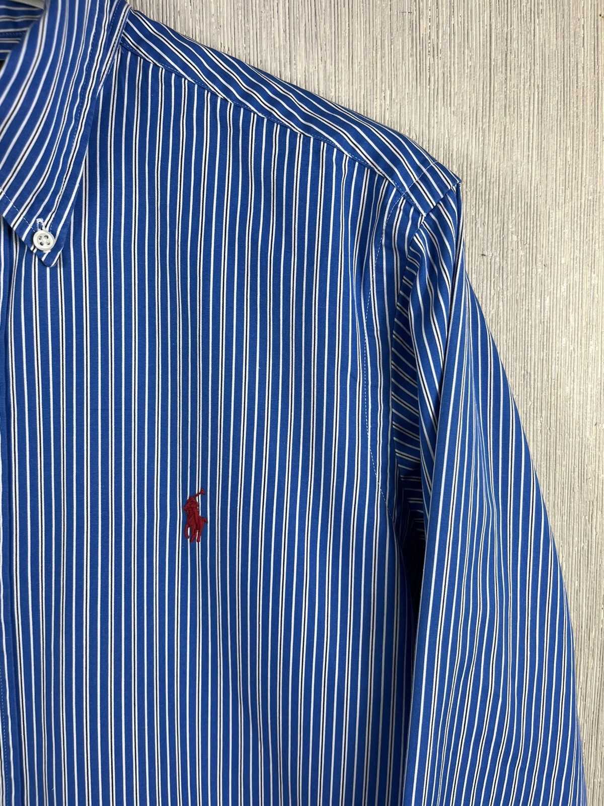 Polo Ralph Lauren × Ralph Lauren × Vintage Vintage Polo Ralph Lauren classic striped old money shirt Size US S / EU 44-46 / 1 - 4 Thumbnail