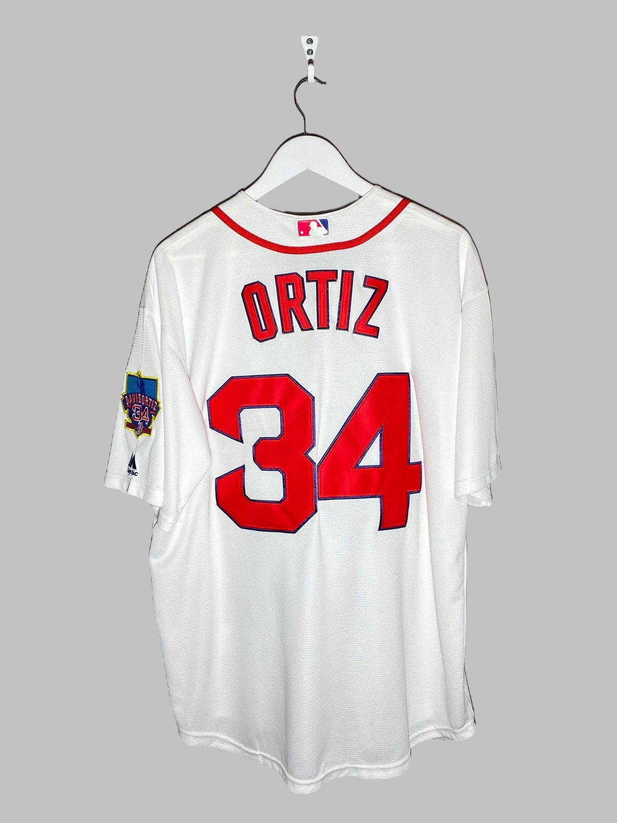 Majestic 🔥Y2K ORTIZ RED SOX MLB BASEBALL JERSEY THROWBACK BOSTON DRIP Size US M / EU 48-50 / 2 - 2 Thumbnail