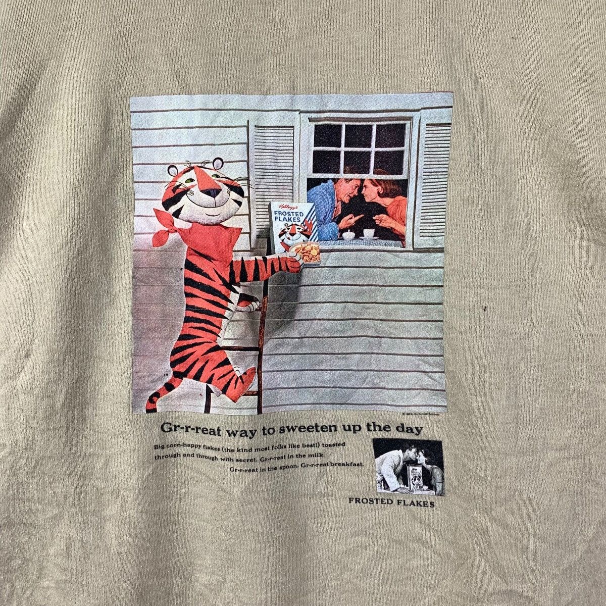 Vintage Vintage Kellogg’s Tony the Tiger “Frosted Flakes” Sweatshirt Size US M / EU 48-50 / 2 - 7 Thumbnail