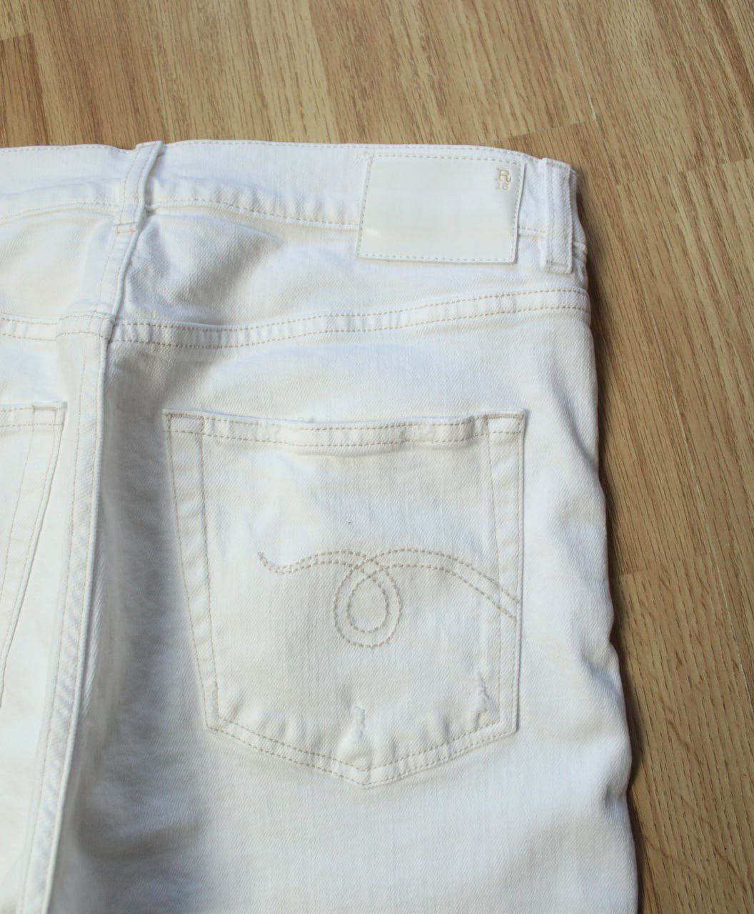 R13 🔥 R13 SS25 Romeo Jean Aerin White Stretch Denim Pants Jeans Size 28" / US 6 / IT 42 - 5 Thumbnail
