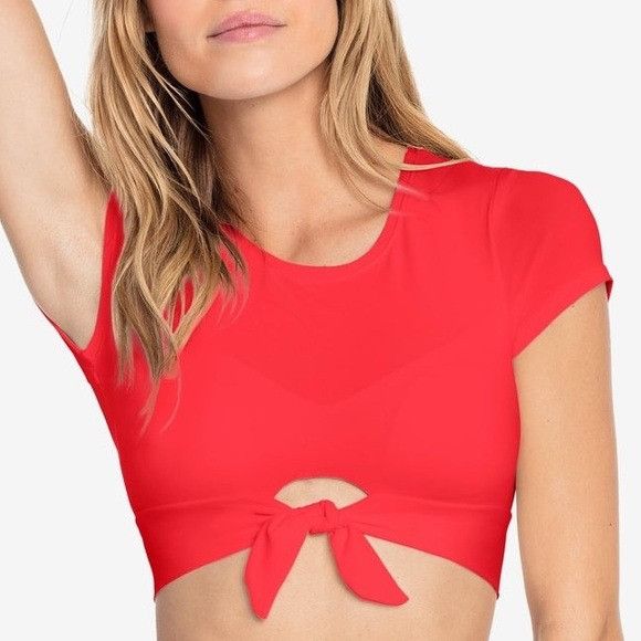 Other New Robin Piccone Ava RP Bikini Tee Sz Extra Small XS Size XS / US 0-2 / IT 36-38 - 1 Thumbnail