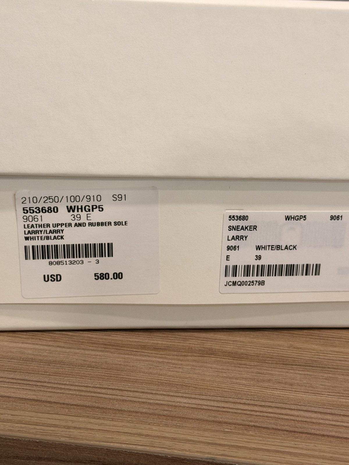 Alexander McQueen Alexander McQueen Larry Leather Sneakers Size US 8.5 / IT 38.5 - 8 Thumbnail