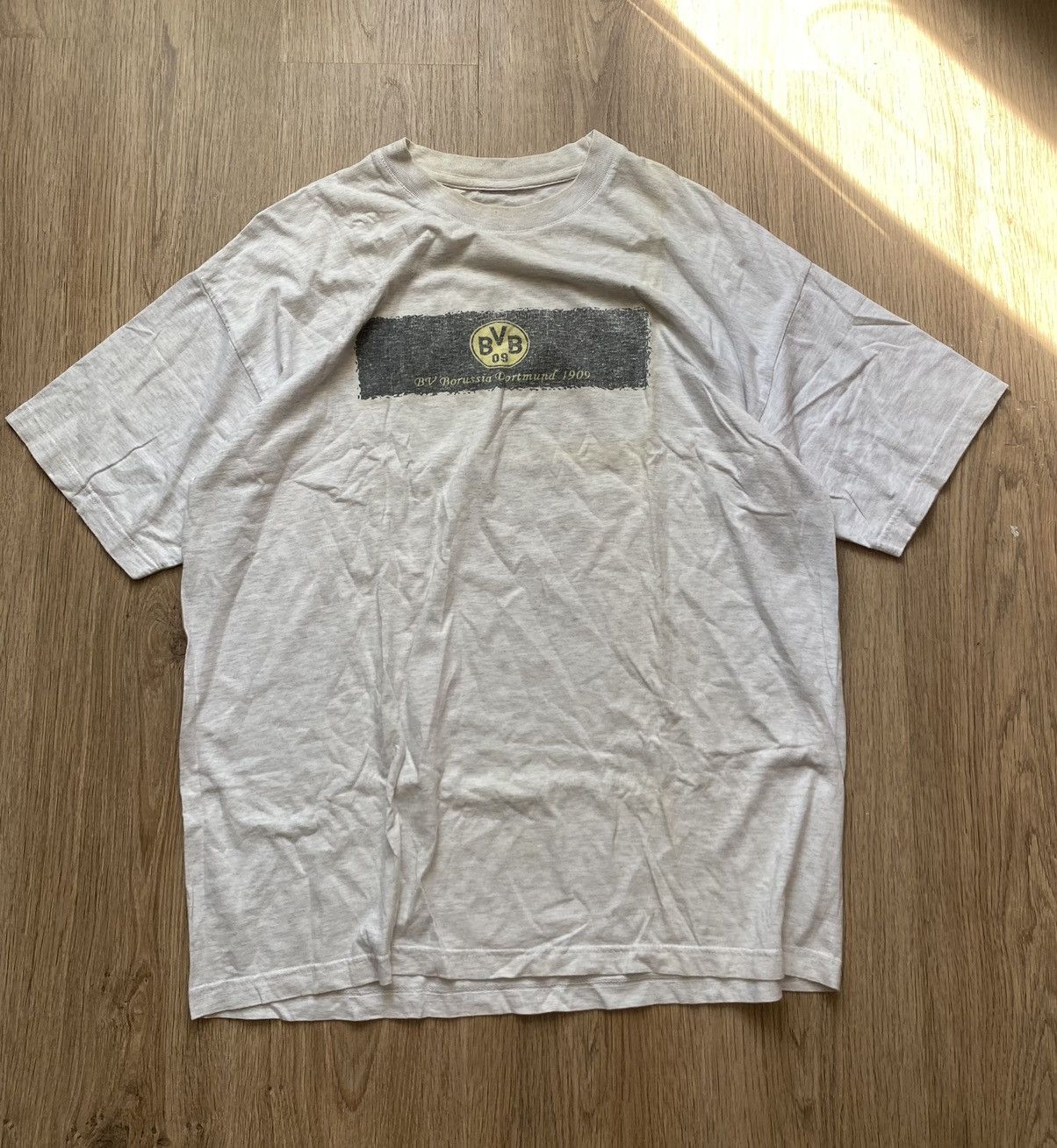 Vintage 90's BVB Vintage Borussia Dortmund Team Cotton T Shirt Size US XL / EU 56 / 4 - 1 Thumbnail