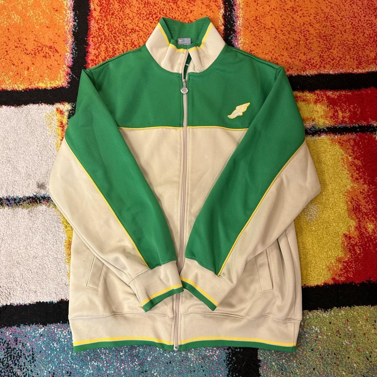 Nike Nike Grey Tag Y2K Warm Up Two Tone Small Tracksuit Top Size US S / EU 44-46 / 1 - 1 Thumbnail