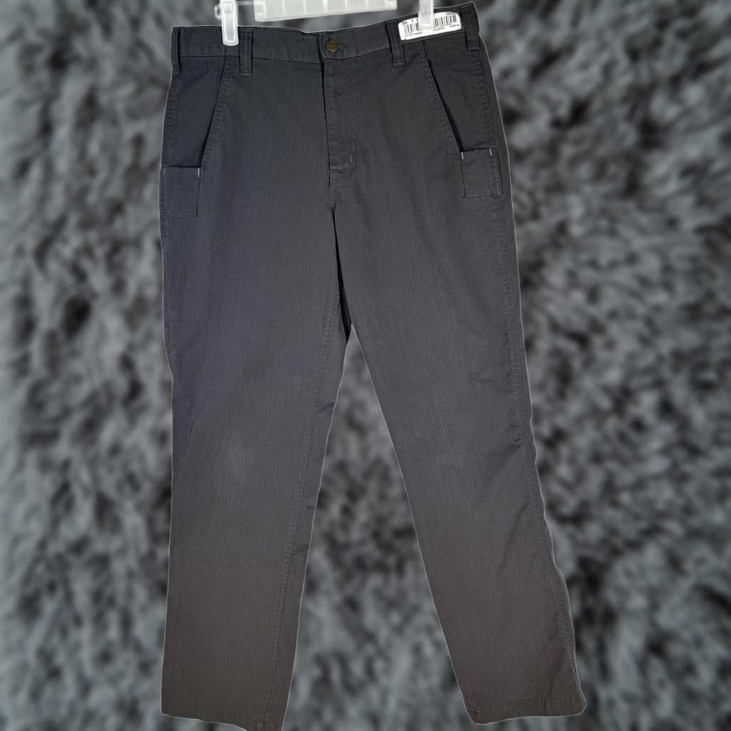 Carhartt Carhartt Pants Mens 31x29 Gray Relaxed Fit Ripstop Workwear Outdoor Pants Mens Regular Gray Ripstop Workwear 74533-39 Size US 31 - 1 Thumbnail