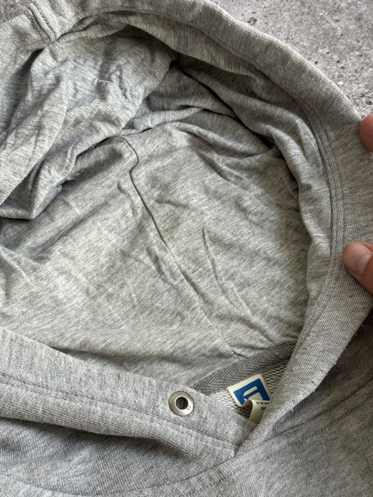 G-Star × Vintage Vintage G-Star big logo grey hoodie Size US L / EU 52-54 / 3 - 6 Thumbnail