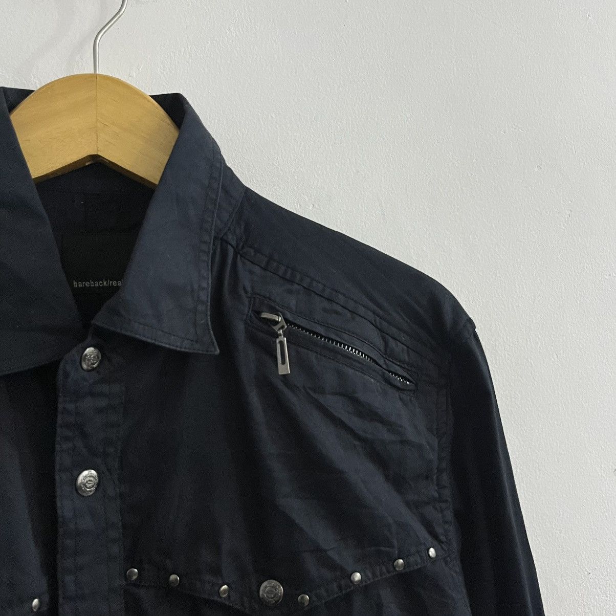 Japanese Brand Bareback Real Adress Studded Gothic Shirt Size US L / EU 52-54 / 3 - 6 Thumbnail
