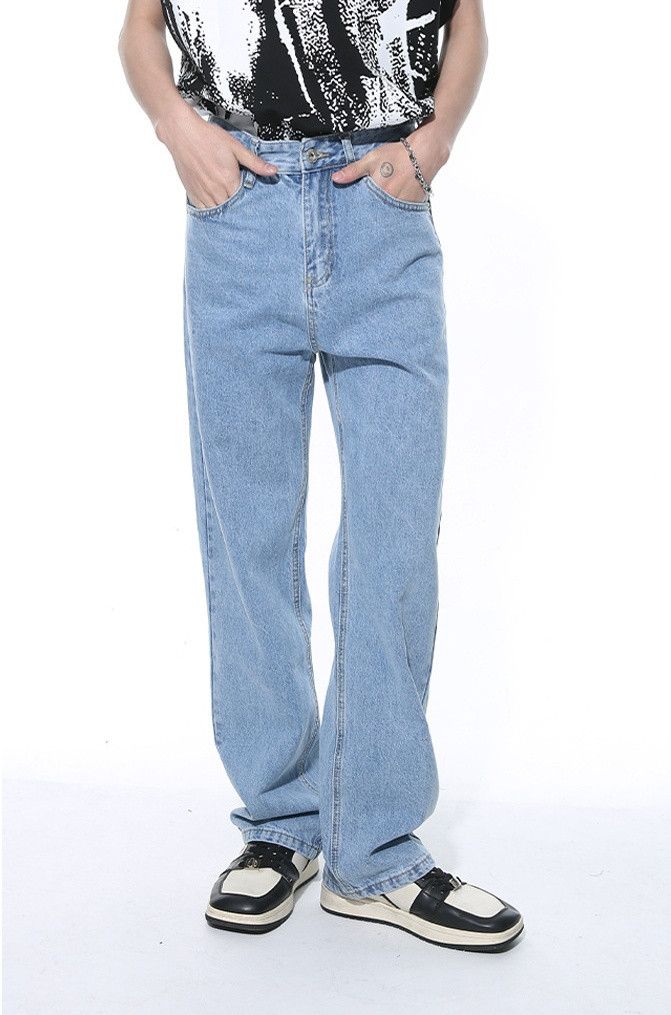 Japanese Brand × Jean Simple classic retro washed light jeans Size US 32 / EU 48 - 6 Thumbnail