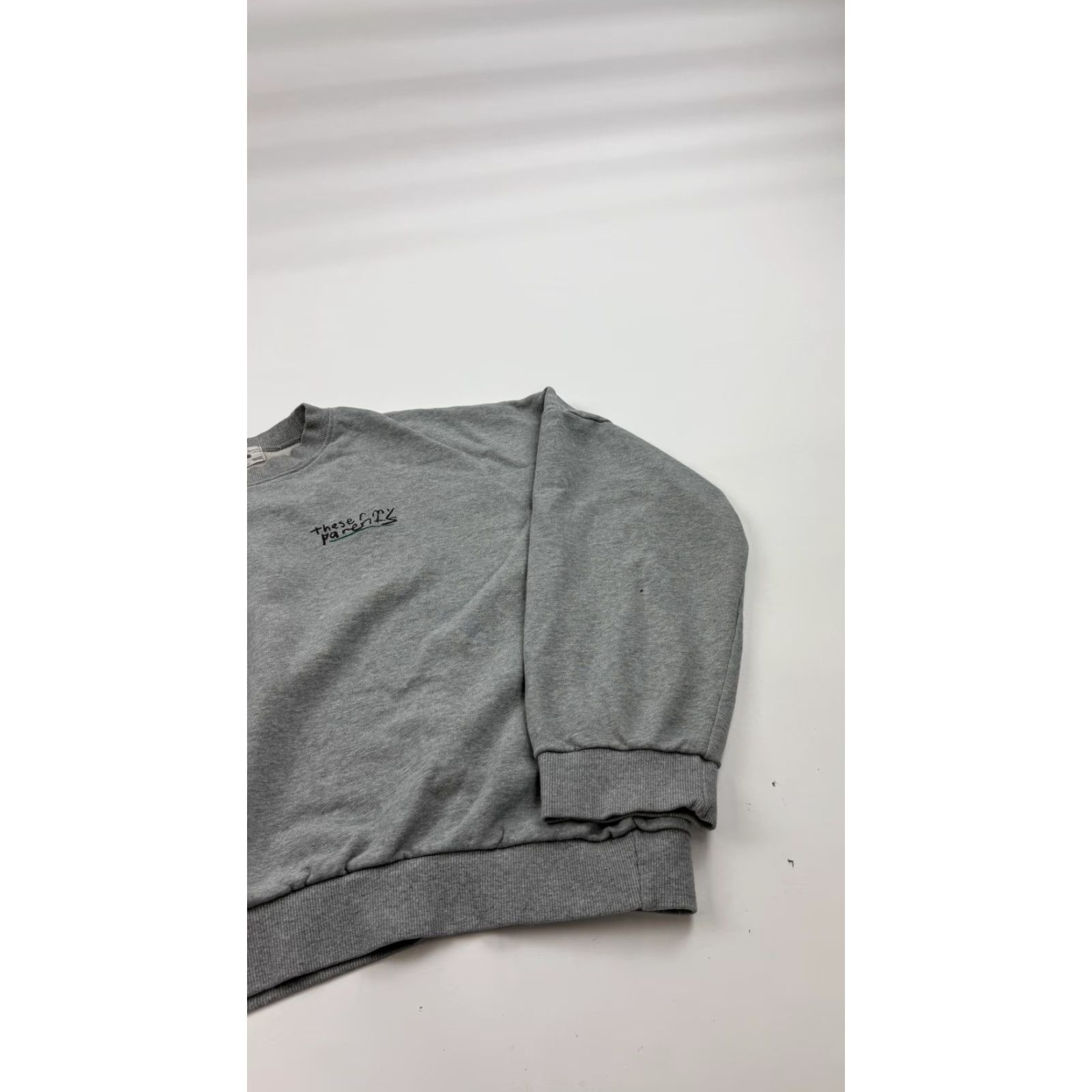 Vintage Keyboard Sweatshirt Mens Large Gray Crewneck These R My Parents Graphic Pullover Size US L / EU 52-54 / 3 - 2 Thumbnail