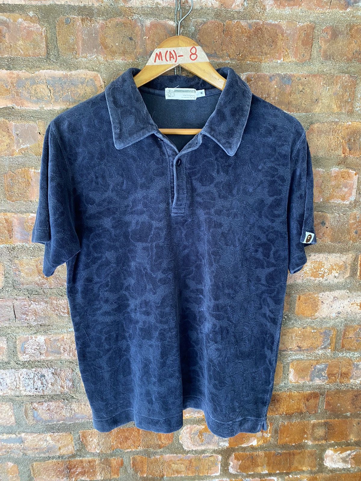 Bape AW2003 Bape Abc Camo Velour shirt Size US M / EU 48-50 / 2 - 2 Thumbnail