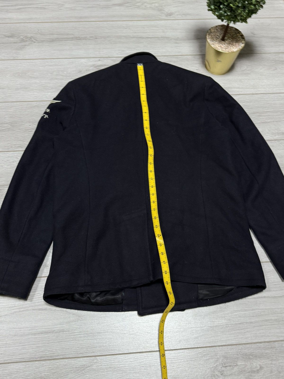 Polo Ralph Lauren POLO wool double breasted pea coat buttons jacket anchor Size US L / EU 52-54 / 3 - 16 Thumbnail