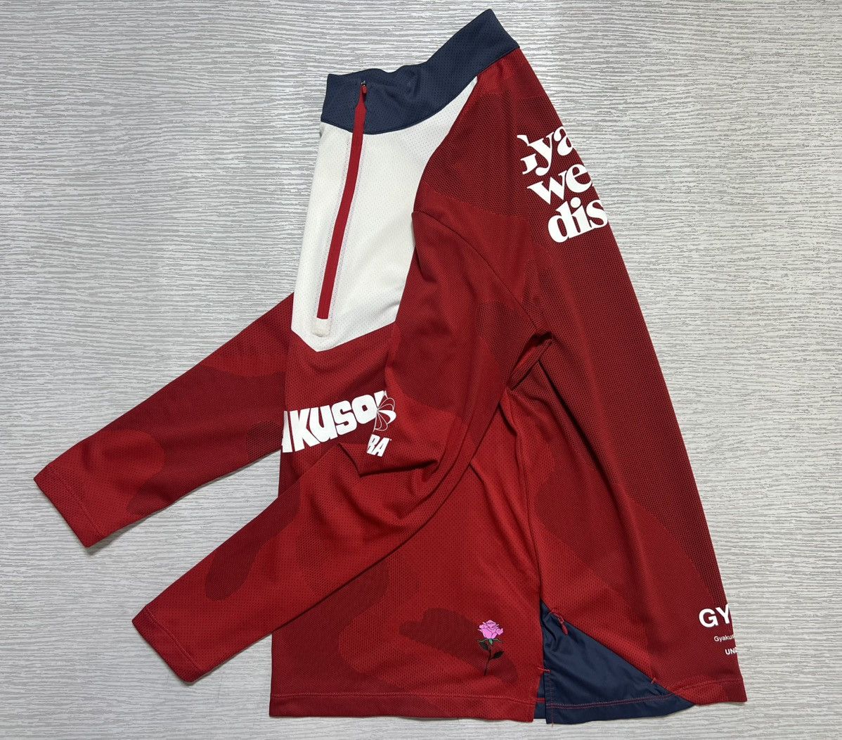 Nike × Undercover Nike - Undercover Gyakusou - NRG Half Zip Long-Sleeve Top Size US S / EU 44-46 / 1 - 3 Thumbnail