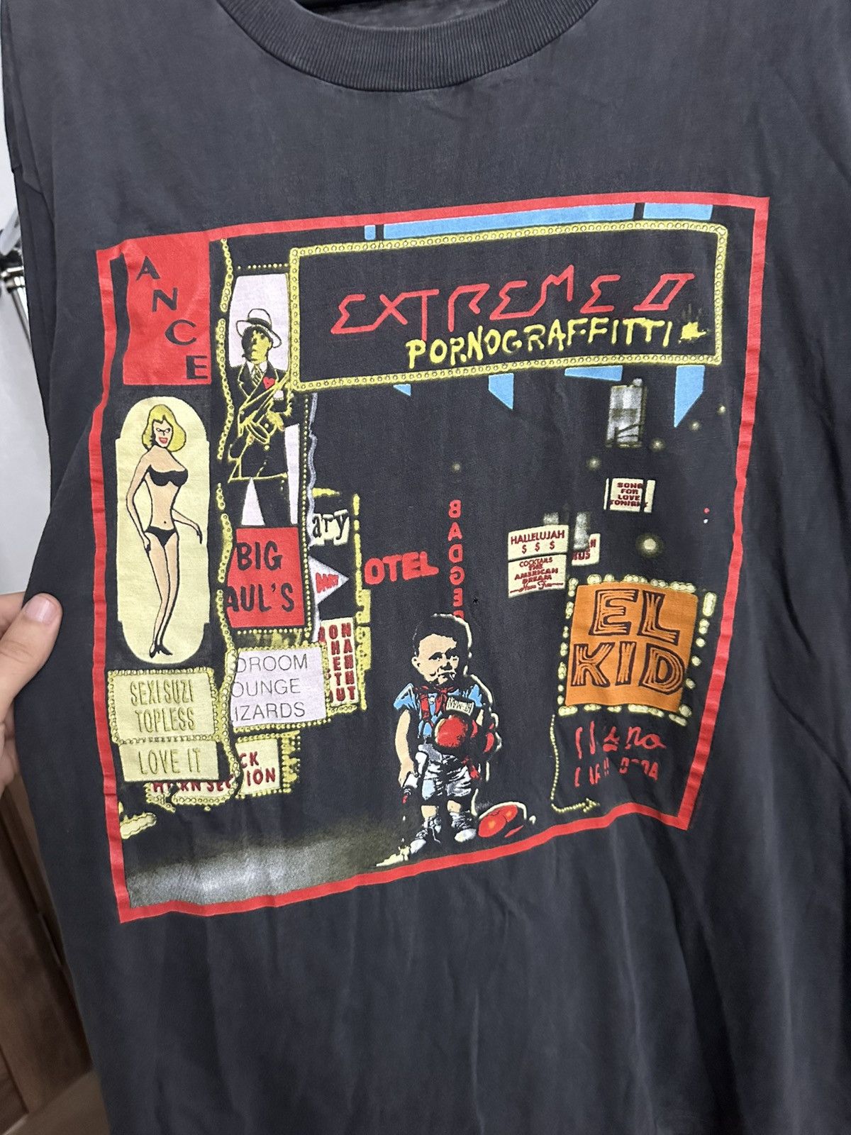 Band Tees 1990 Extreme Pornograffitti Vintage Concert Band T-Shirt Tee Size US XL / EU 56 / 4 - 5 Thumbnail
