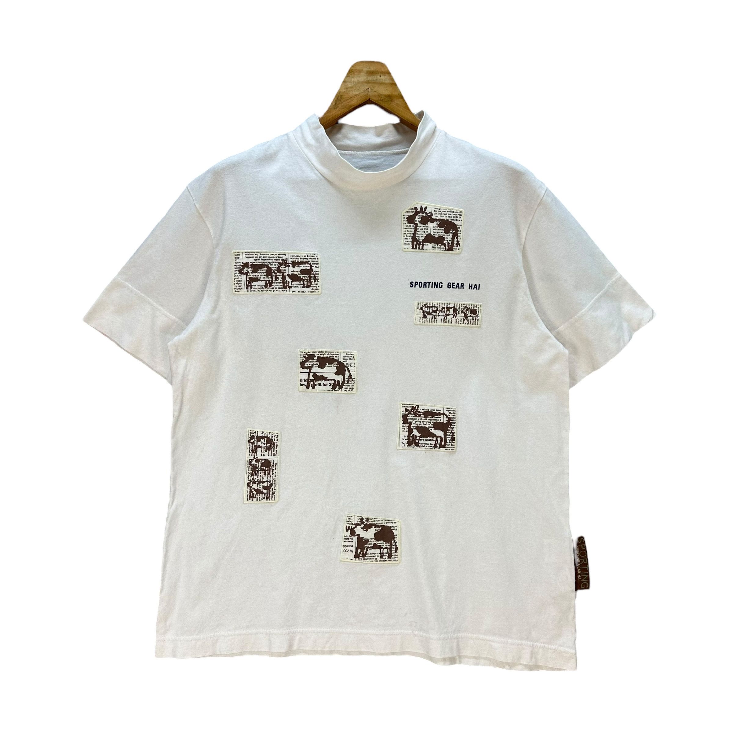 Hai Sporting Gear Vintage 90's HAI SPORTING GEAR Issey Miyake Tee #A80-1932 Size US M / EU 48-50 / 2 - 1 Thumbnail