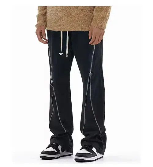 American Edition × Designer Bag utility zipper baggy flared pants Size US 32 / EU 48 - 1 Thumbnail