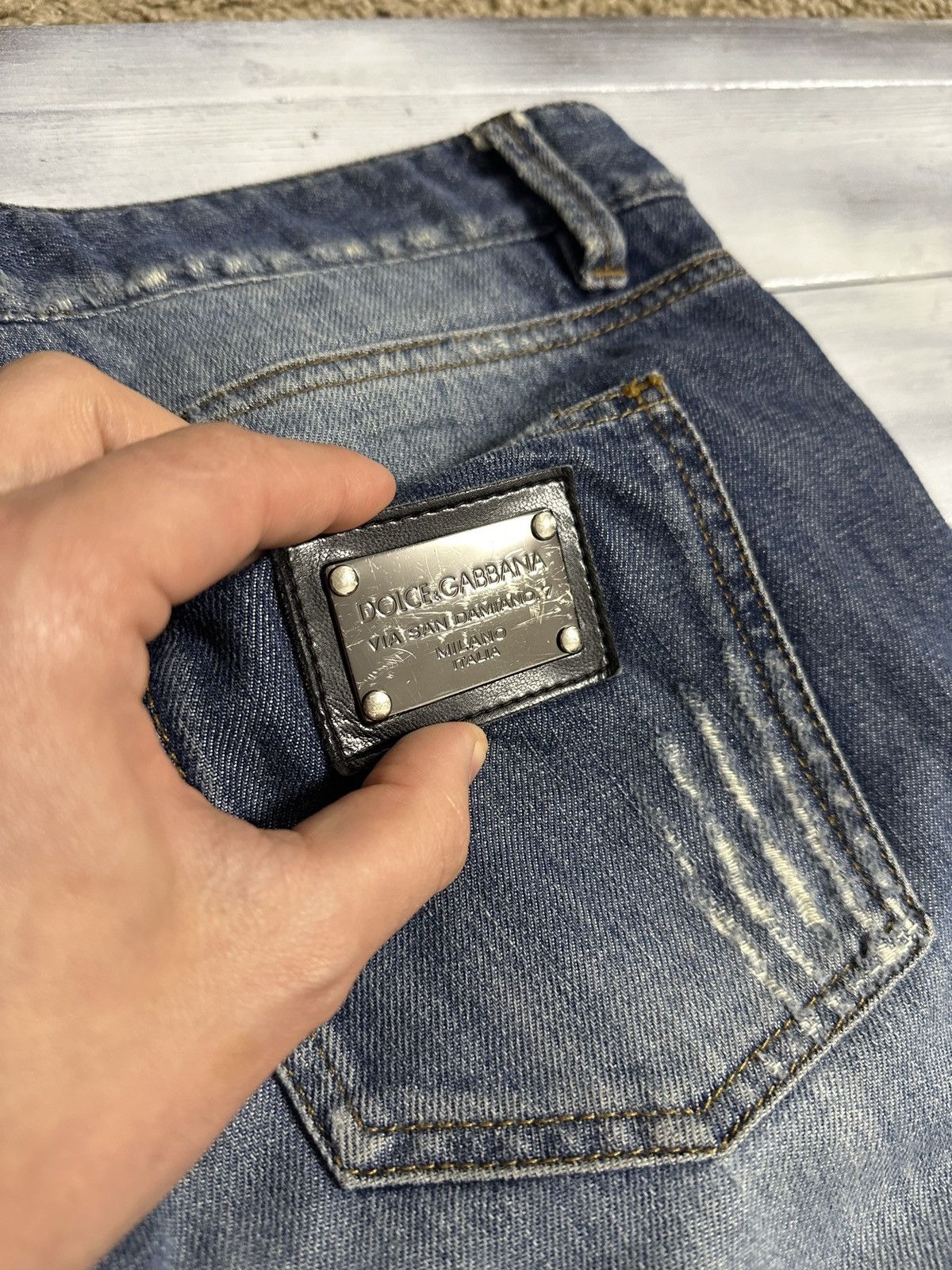 Dolce & Gabbana Rare Luxury Dolce & Gabbana Jeans Distressed Size 30" / US 8 / IT 44 - 3 Thumbnail
