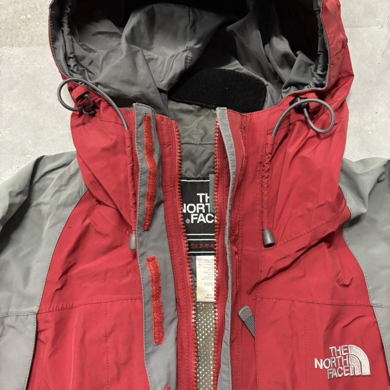 The North Face × Vintage The North Face Red Summit Series Gore-Tex Hooded Zip Up Jacket! Size S / US 4 / IT 40 - 5 Thumbnail
