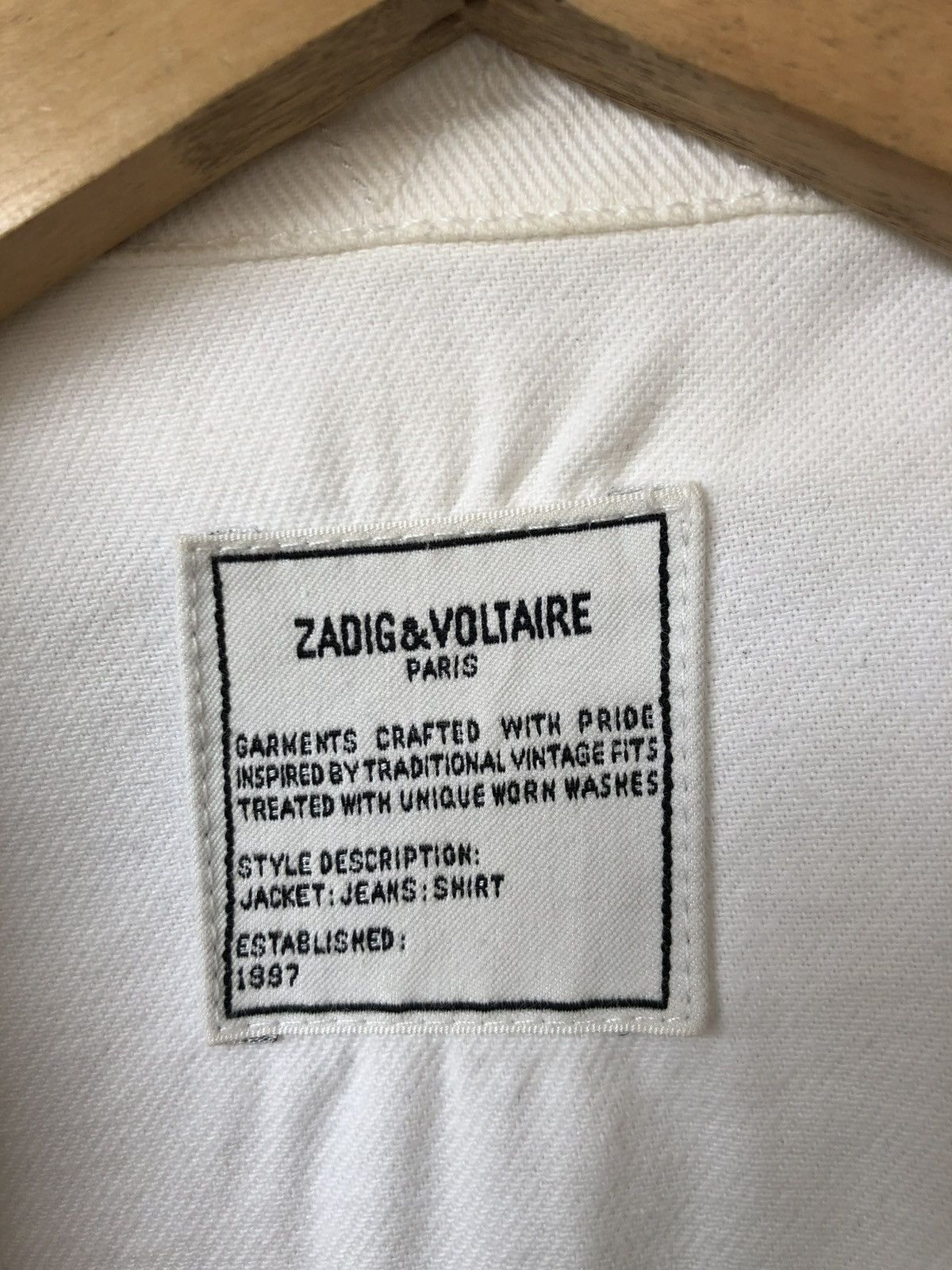 Zadig & Voltaire Rare🔥 Zadig & Voltaire Kioko Cat Denim Punk Jackets Size XS / US 0-2 / IT 36-38 - 3 Thumbnail